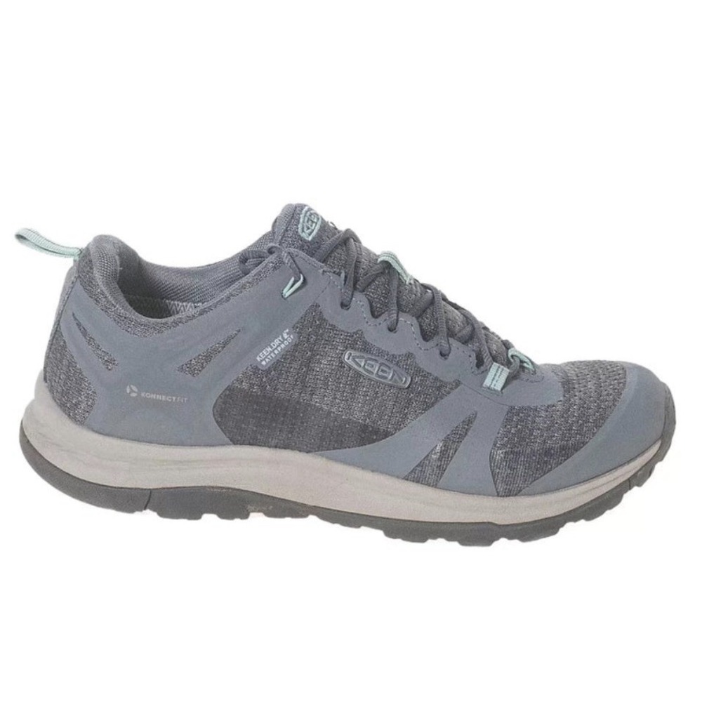 Keen Women's Terradora II Waterproof Hiking Shoes, Steel Gray/Ocean Wave Size 7